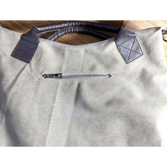 K@ Casual Canvas Crossbody Bag With Adjustable Strap - Picture 6 of 9